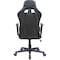 Global Industrial High Back Gaming Chair, Bonded Leather, Black/Cobalt Blue 695853BL - alternate 2